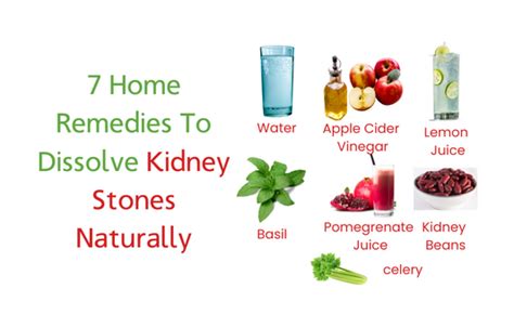 Natural Remedies To Remove Kidney Stones | Dissolve Fast Stones ...