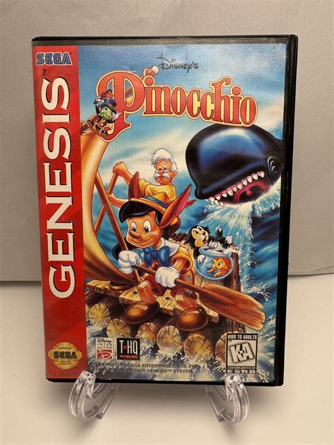 Disney's Pinocchio (Sega Genesis, 1995) Authentic No MANUAL ...