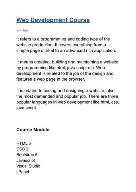 Image result for Web Development Program