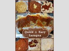 Quick & Easy Lasagna   Simply Sherryl