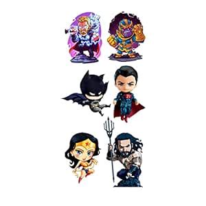 ORDERSHOCK Baby Superheros Multicolor Tattoo Temporary Tattoo Stickers ...