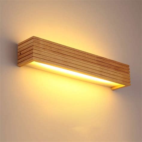 Lamper 15W Pack of 2 Wooden LED Wall Lamp | Modern Wall Lights for ...
