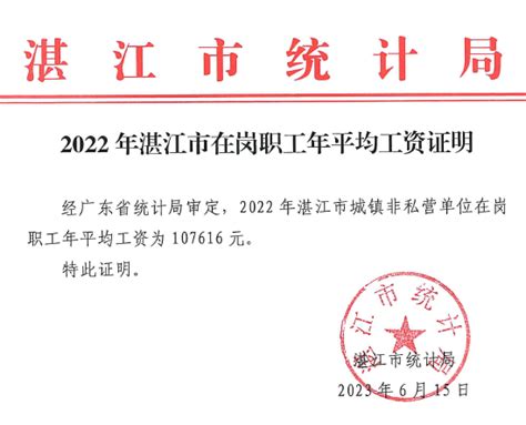 2023年湛江最新平均工资标准,湛江人均平均工资数据分析