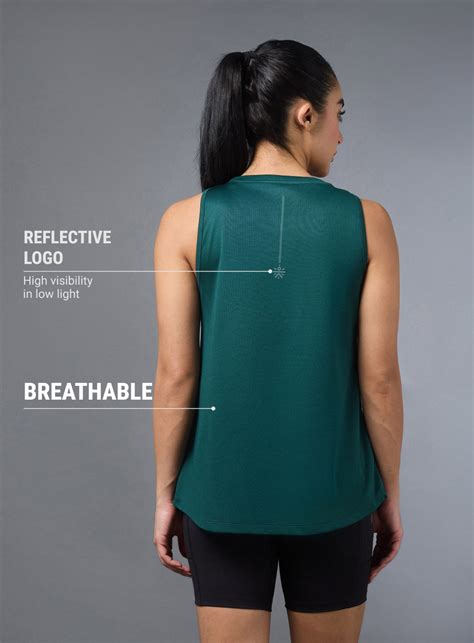 Buy Women's All Day Active Teal Tank Online in India | Cult Store