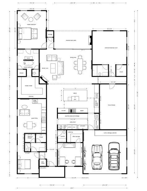Dream Floor Plan 1 Story House Dream House Plans | Make Your Dreams