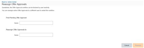 2513065 - How to Reassign Offer Approvals - Recruiting Management