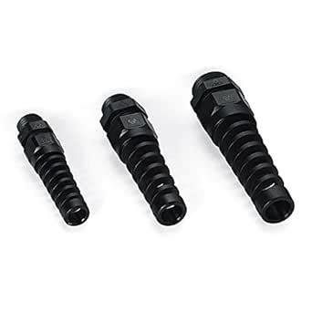 ASI 3002036 PG21 Spiral Cable Gland, 33 mm Tightening Nut, 13 to 18 mm ...