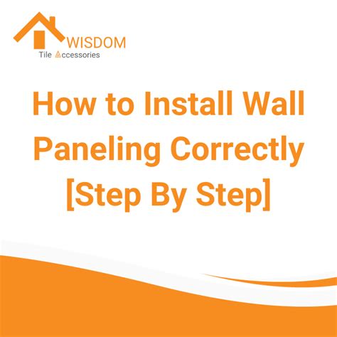 Image result for Paneling Installation Tutorial