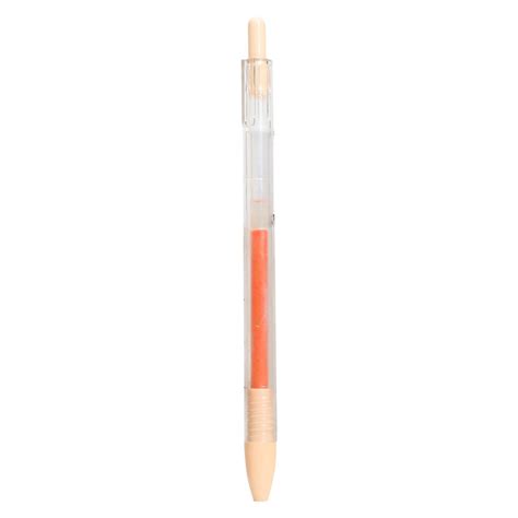 Retractable Gel Ink Pen – Orange – Mumuso