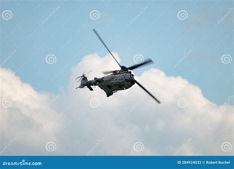 Swiss Military Super Puma Helicopter in Speck-Fehraltorf in Switzerland ...