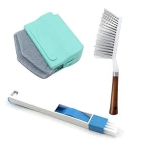 Sulfar Window and Corner Dust Cleaning Brush - 2 in 1 Edges Plastic ...