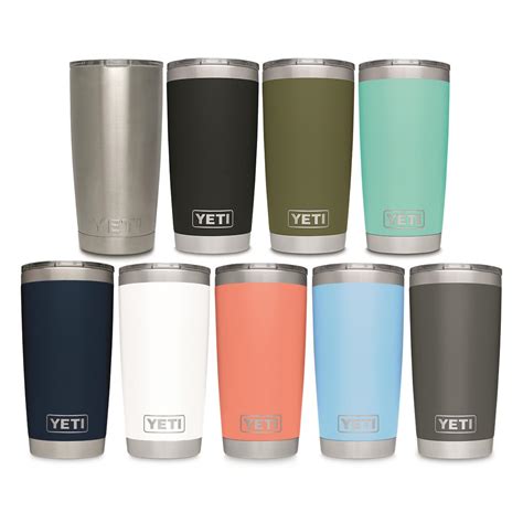YETI Colored Rambler Tumbler with MagSlider Lid, 20 oz. - 699007 ...