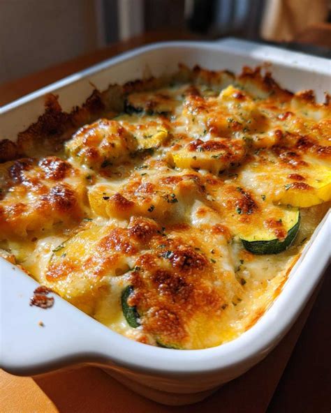 Delicious Keto Zucchini and Squash Casserole in 25 Min, a Pure Joy ...