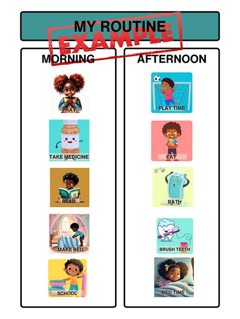 Daily Routine Plan Example 的图像结果