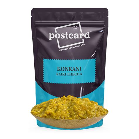 Postcard Konkan Kairi Thecha | Spicy & Tangy Green Chilli Raw Mango ...