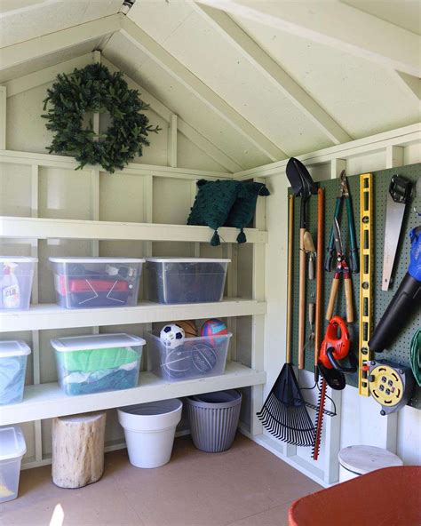 16 Storage Shed Organization Ideas We Can't Wait to Try