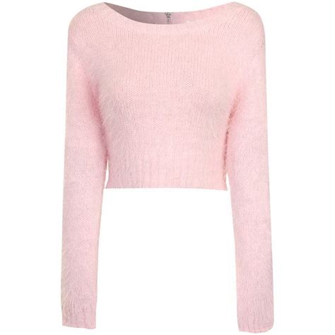 Glamorous Light Pink Cropped Fluffy Jumper | Quirky fashion, Clothes ...