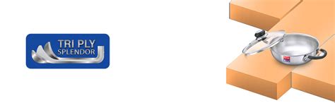 Buy Prestige 26cm/3.25L Tri-Ply Stainless Steel Splendor Kadai with Lid ...