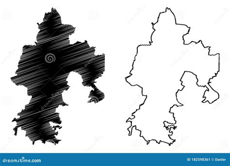 Tula City Russian Federation, Russia Map Vector Illustration, Scribble ...