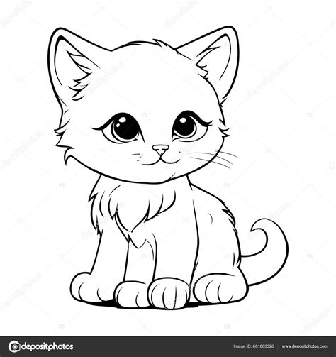 Cute Cat Clipart Black And White Cat Clipart Black White Images Free