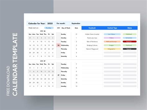 Ultimate Sheets Content Calendar Template for Streamlined Planning