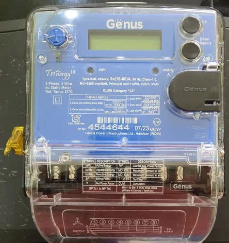 Three Phase Electric Meter - Visiontek 3 Phase Energy Meter Retailer ...
