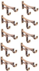 Shopx Gold Rod Rail Bracket, Curtain Knobs Metal Price in India - Buy ...