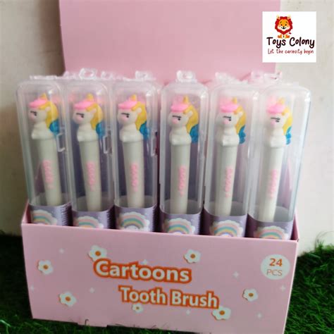 Kids Toothbrush - Unicorn Model (Pack of 1 Brush) – Toys Colony