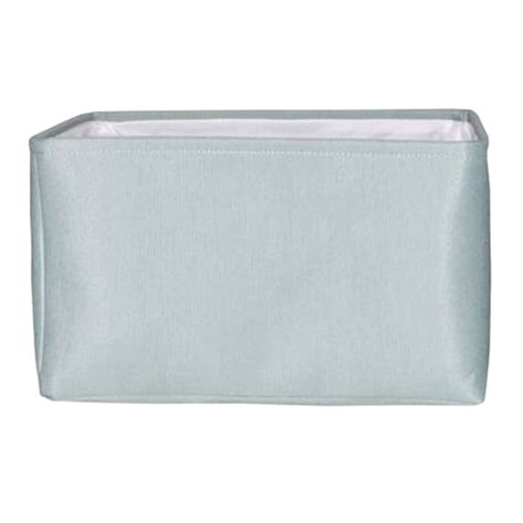 Green Rectangle Fabric Storage Basket, Medium