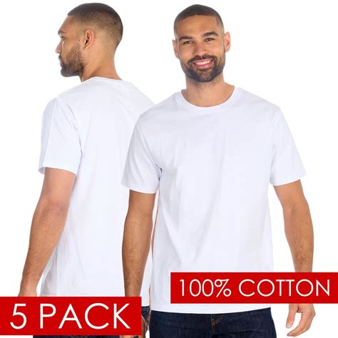 Plain White T Shirts Mens