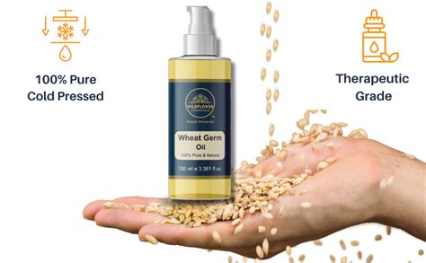 Buy Wildflower Essentials Wheat Germ Oil For Hair, Skin Care, Face ...