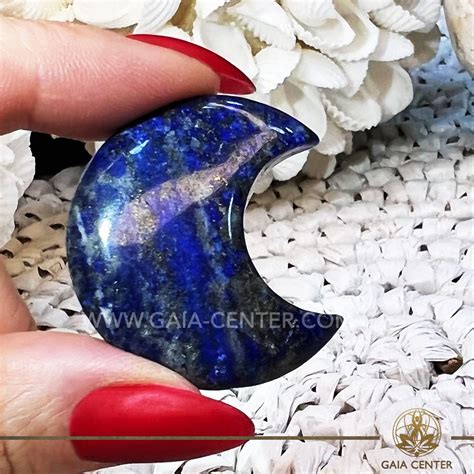 Lapis Lazuli Crystal Moon – GAIA CENTER | CYPRUS
