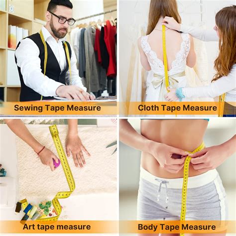 Buy Tape Measure, 5 Packs 120 Inch/300cm Dual Scale Measuring Tape for ...