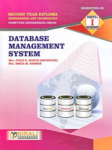 DATABASE MANAGEMENT SYSTEM - For Diploma in Computer Engineering ...