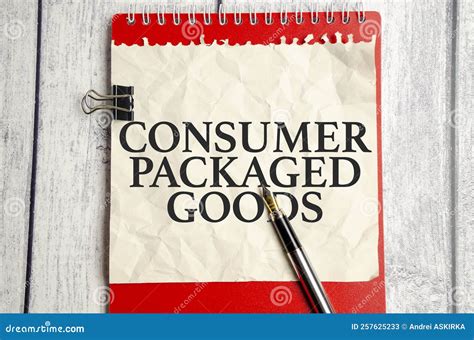 Text CPG - Consumer Packaged Goods Text Written on Red Notepad Stock Image - Image of manager ...