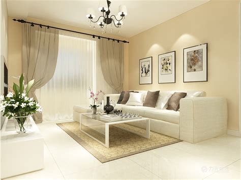 现代风格淡黄色卧室设计 – 设计本装修效果图