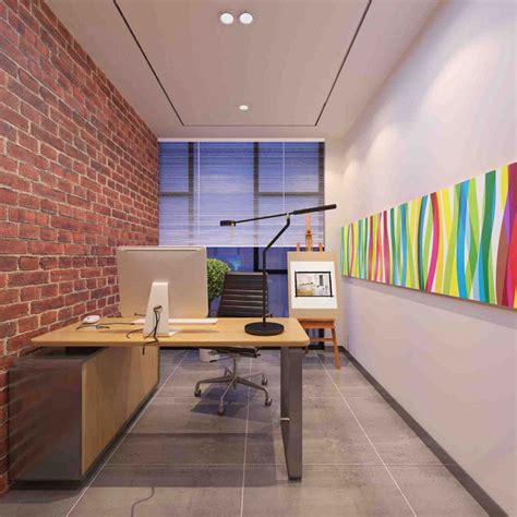 办公空间100平米装修案例_效果图 - 办公室套图 - 设计本