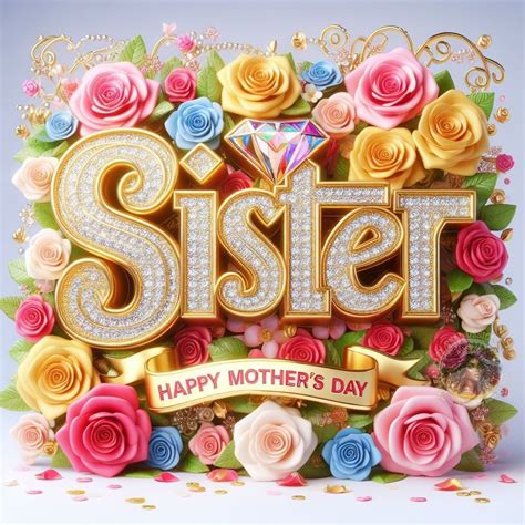 Happy Mother's Day Card for Sister