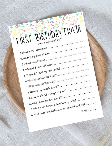 Baby's First Birthday Party Game Bundle, Printable 1st Birthday Game ...