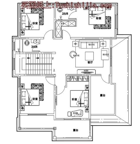 150平欧式二层半别墅设计图，造价不到40万_三层别墅设计图_鲁班设计图纸官网