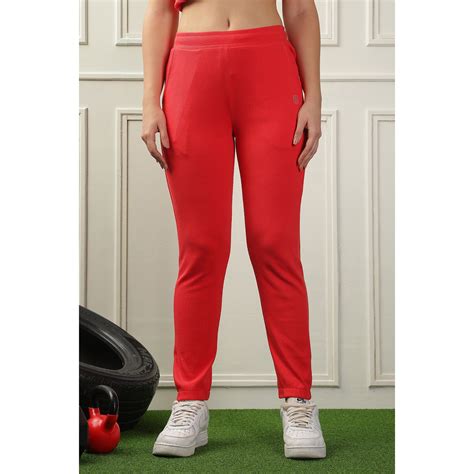 Women's Red Jogger and Crop Top Set - Comfy & Versatile – Domin8