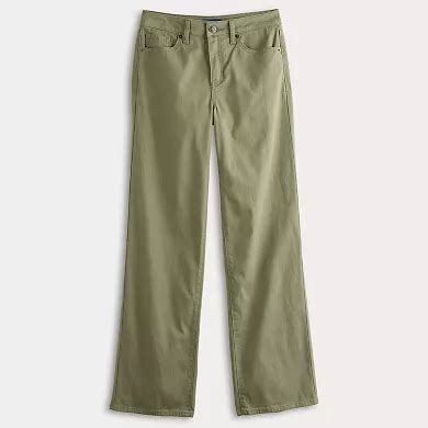 Juniors' Project Indigo Mid Rise Straight Leg Jeans