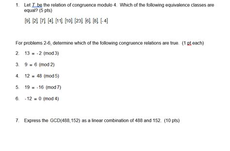 Congruence Modulo Class 12 的图像结果
