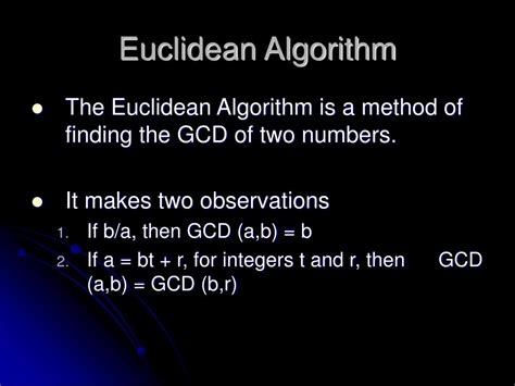 Euclidean Algorithm Assume That 的图像结果