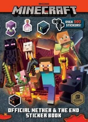 Minecraft Official the Nether and the End Sticker Book (Minecraft): Buy ...