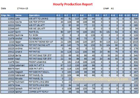 Hourly Report Examples 的图像结果