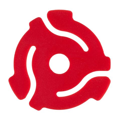 Red 45rpm Record Insert Adapters – 45rpmrecordadapters