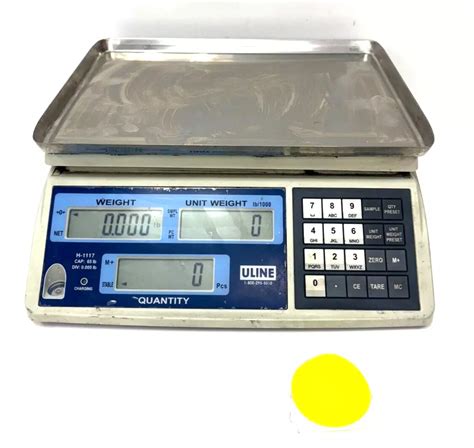 ULINE INDUSTRIAL COUNTING SCALE H-1117 MAX 65 LBS : IRONTIME SALES INC.