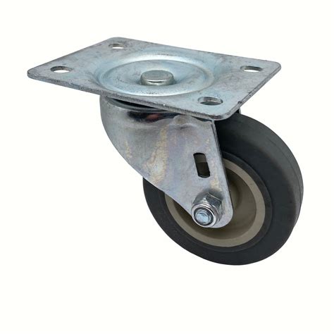 3X1LDTPS 3 Inch Light Duty Swivel Caster, TPR Wheel, 175 lb. capacity