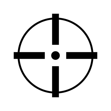 Cross Hair icon vector design templates 15381428 Vector Art at Vecteezy